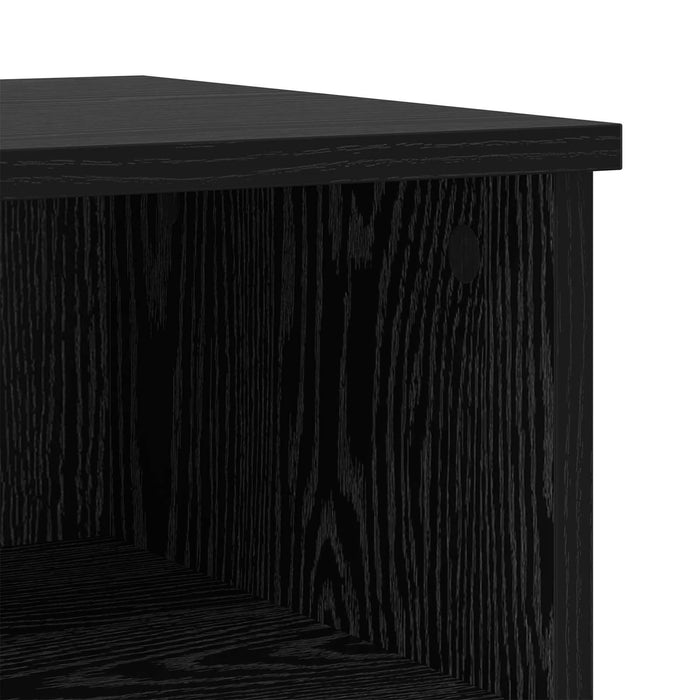 Dulap de pat Stejar Negru 40 x 35 x 50 cm Lemn compozit - WALTI WALTI
