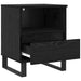 Dulap de pat Stejar Negru 40 x 35 x 50 cm Lemn compozit - WALTI WALTI