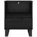 Dulap de pat Stejar Negru 40 x 35 x 50 cm Lemn compozit - WALTI WALTI