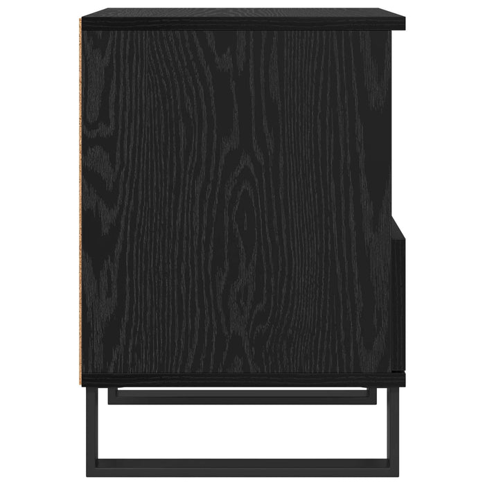 Dulap de pat Stejar Negru 40 x 35 x 50 cm Lemn compozit - WALTI WALTI