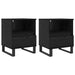 Dulap de pat Stejar Negru 40 x 35 x 50 cm Lemn compozit - WALTI WALTI