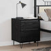 Dulap de pat Stejar Negru 40 x 35 x 50 cm Lemn compozit - WALTI WALTI