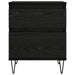 Dulap de pat Stejar Negru 40 x 35 x 50 cm Lemn compozit - WALTI WALTI