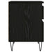 Dulap de pat Stejar Negru 40 x 35 x 50 cm Lemn compozit - WALTI WALTI