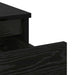 Dulap de pat Stejar Negru 40 x 35 x 50 cm Lemn compozit - WALTI WALTI