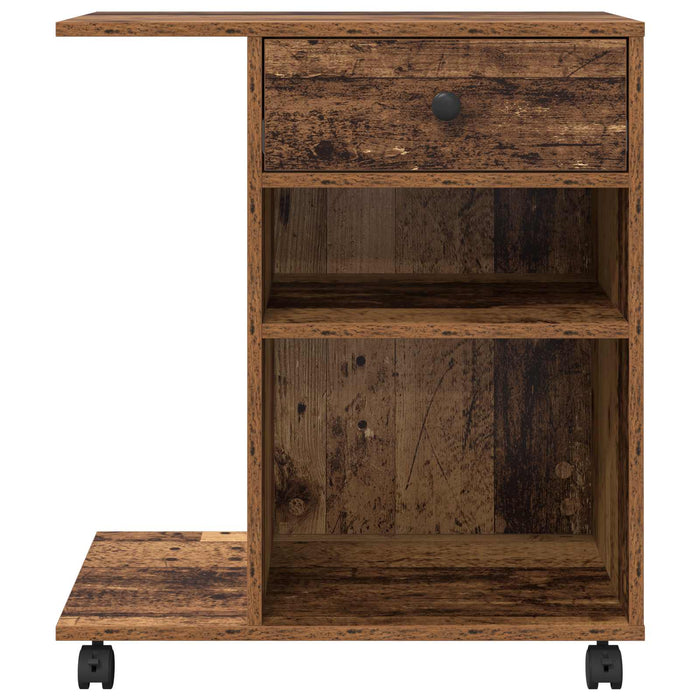 Suport pentru imprimantă cu sertar Lemn vechi 60 x 40 x 68.5 cm - WALTI WALTI