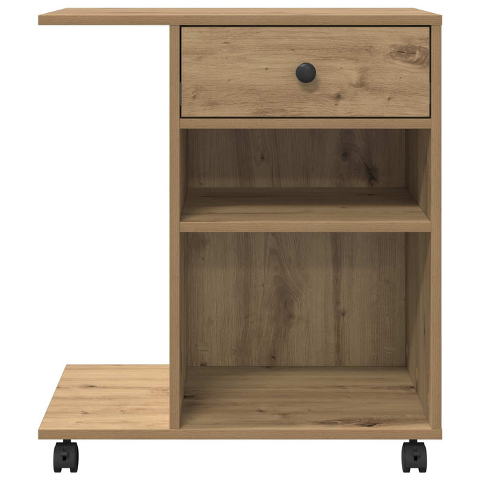 Suport pentru imprimantă Stejar artizanal 60 x 40 x 68.5 cm - WALTI WALTI