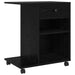 Suport pentru imprimantă Simplu Stejar Negru 60 x 40 x 68.5 cm - WALTI WALTI