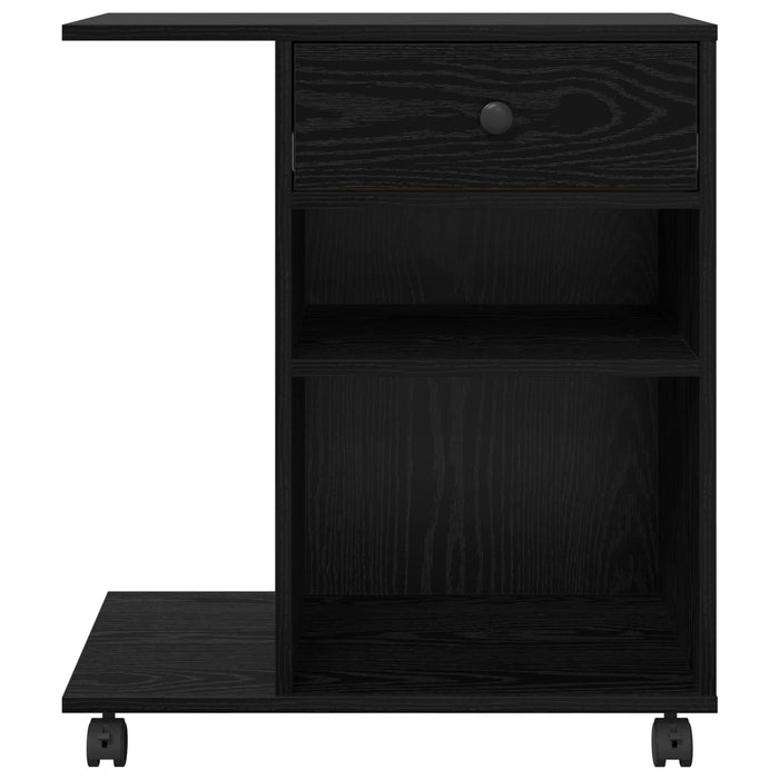 Suport pentru imprimantă Simplu Stejar Negru 60 x 40 x 68.5 cm - WALTI WALTI
