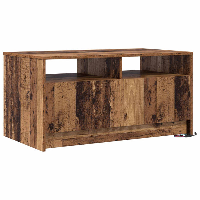 Masă de cafea Lemn vechi 90 x 50 x 45 cm Lemn compozit - WALTI WALTI