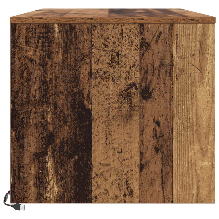 Masă de cafea Lemn vechi 90 x 50 x 45 cm Lemn compozit - WALTI WALTI
