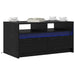 Masă de cafea Stejar Negru 90 x 50 x 45 cm Lemn compozit - WALTI WALTI