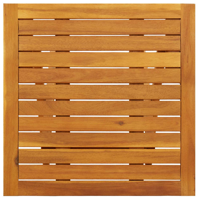 Șezlong pliabil și culisant 2 pcs natural Lemn Solid de Acacia WALTI