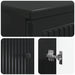 Set de cabinet pentru baie cu 3 piese EDE Negru Lemn prelucrat - WALTI WALTI