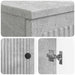 Set de cabinet pentru baie cu 3 piese EDE Gri Beton - WALTI WALTI