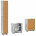 Set de cabinet pentru baie cu 3 piese EDE Gri Beton - WALTI WALTI