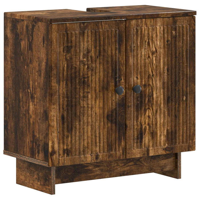 Set de cabinet pentru baie cu 3 piese EDE Stejar fumuriu - WALTI WALTI
