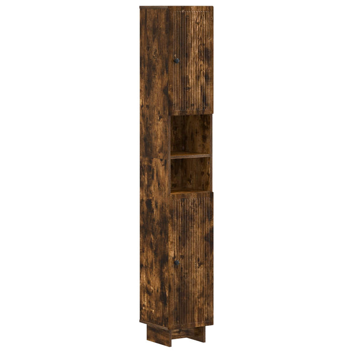 Set de cabinet pentru baie cu 3 piese EDE Stejar fumuriu - WALTI WALTI