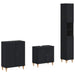 Set de cabinet pentru baie cu 3 piese ALKMAAR Negru - WALTI WALTI