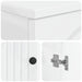 Set de cabinet pentru baie cu 3 piese ALKMAAR Alb foarte lucios - WALTI WALTI