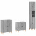 Set de cabinet pentru baie cu 3 piese ALKMAAR Sonoma gri - WALTI WALTI