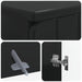 Set de cabinet pentru baie cu 3 piese ZWOLLE Negru - WALTI WALTI