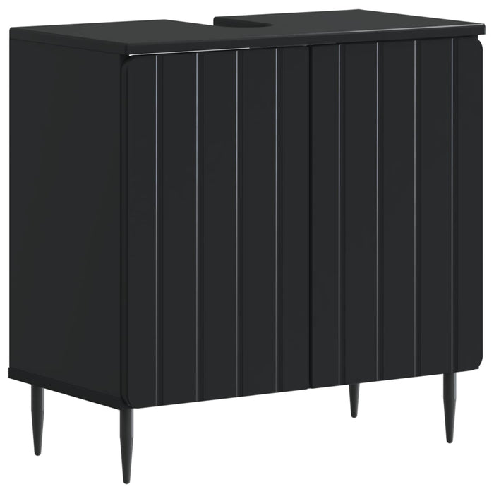 Set de cabinet pentru baie cu 3 piese ZWOLLE Negru - WALTI WALTI