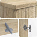 Set de cabinet pentru baie cu 3 piese ZWOLLE Stejar Sonoma - WALTI WALTI
