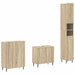 Set de cabinet pentru baie cu 3 piese ZWOLLE Stejar Sonoma - WALTI WALTI
