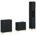 Set de cabinet pentru baie cu 3 piese ARNHEM Negru - WALTI WALTI