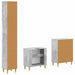 Set de cabinet pentru baie cu 3 piese ARNHEM Gri Beton - WALTI WALTI