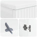 Set de cabinet pentru baie cu 3 piese ARNHEM Alb foarte lucios - WALTI WALTI