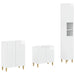 Set de cabinet pentru baie cu 3 piese ARNHEM Alb foarte lucios - WALTI WALTI