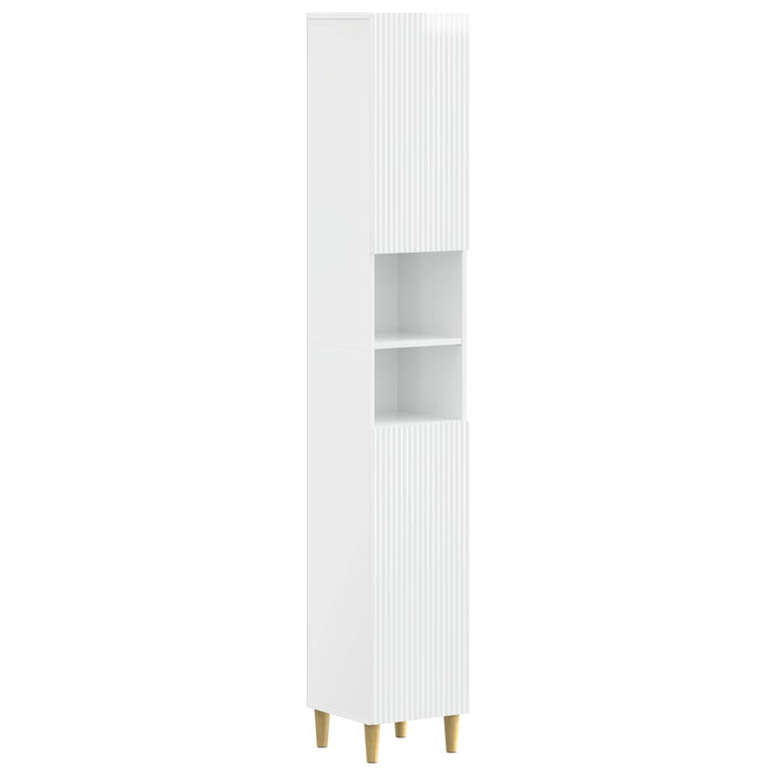 Set de cabinet pentru baie cu 3 piese ARNHEM Alb foarte lucios - WALTI WALTI