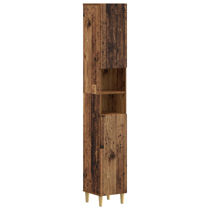 Set de cabinet pentru baie cu 3 piese ARNHEM Lemn vechi - WALTI WALTI