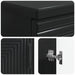 Set de cabinet pentru baie cu 3 piese HAARLEM Negru - WALTI WALTI