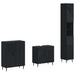 Set de cabinet pentru baie cu 3 piese HAARLEM Negru - WALTI WALTI
