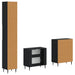 Set de cabinet pentru baie cu 3 piese HAARLEM Negru - WALTI WALTI
