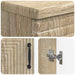 Set de cabinet pentru baie cu 3 piese HAARLEM Stejar Sonoma - WALTI WALTI