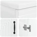 Set de cabinet pentru baie cu 3 piese HAARLEM Alb foarte lucios - WALTI WALTI