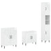 Set de cabinet pentru baie cu 3 piese HAARLEM Alb foarte lucios - WALTI WALTI