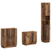 Set de cabinet pentru baie cu 3 piese HOORN Lemn vechi - WALTI WALTI