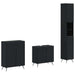 Set de cabinet pentru baie cu 3 piese BREDA Negru - WALTI WALTI