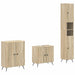 Set de cabinet pentru baie cu 3 piese BREDA Stejar Sonoma - WALTI WALTI