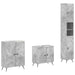 Set de cabinet pentru baie cu 3 piese BREDA Gri Beton - WALTI WALTI