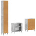Set de cabinet pentru baie cu 3 piese BREDA Gri Beton - WALTI WALTI