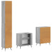 Set de cabinet pentru baie cu 3 piese BREDA Sonoma gri - WALTI WALTI