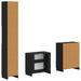 Set de cabinet pentru baie cu 3 piese UTRECHT Negru - WALTI WALTI