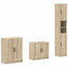 Set de cabinet pentru baie cu 3 piese UTRECHT Stejar Sonoma - WALTI WALTI