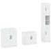 Set de cabinet pentru baie cu 3 piese UTRECHT Alb foarte lucios - WALTI WALTI